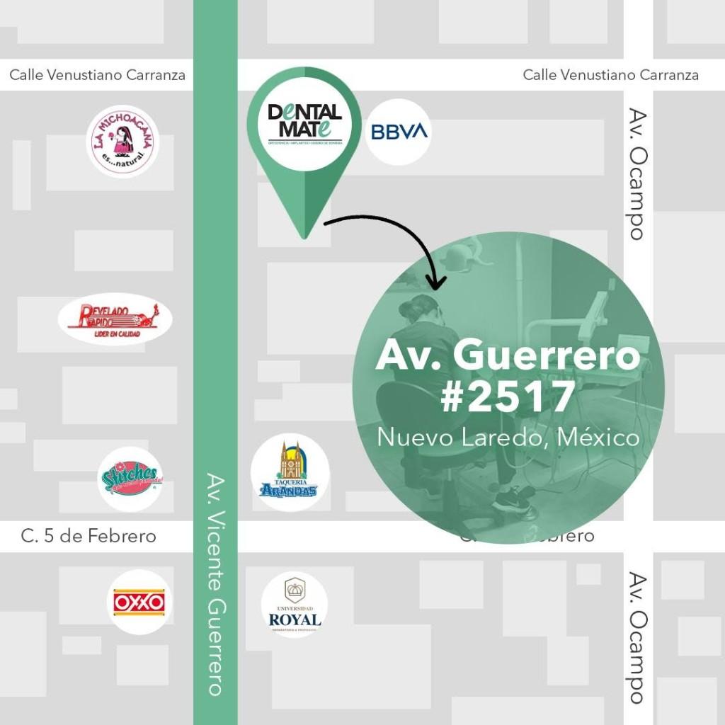 Consultorio dental en Av. Guerrero, Nuevo Laredo